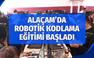 Alaçam'da Robotik Kodlama Eğitimi Başladı