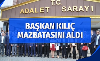 Başkan Kılıç Mazbatasını Aldı