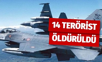 Milli Savunma Bakanlığı: '14 terörist etkisiz hale getirildi'