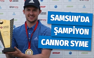 Samsun'da şampiyon Cannor Syme oldu