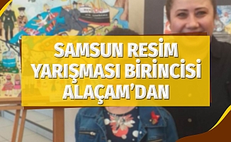 Samsun Resim Yarışması Birincisi Rabia Çelebi Oldu