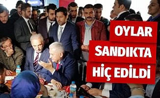 Binali Yıldırım: 'Oylar sandıkta hiç edildi'