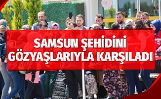 Hakkari şehidinin cenazesi Samsun’da gözyaşlarıyla karşılandı