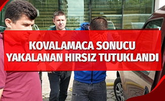 Kovalamaca sonucu yakalanan hırsızlık zanlısı tutuklandı