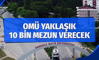 OMÜ yaklaşık 10 bin mezun verecek