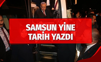 Samsun yine tarih yazdı