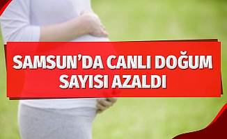 Samsun’da canlı doğum sayısı azaldı