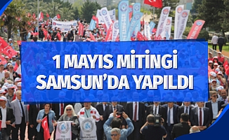 Türkiye Kamu-Sen’den Samsun’da '1 Mayıs' mitingi