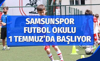 Samsunspor Futbol Okulu yaz sezonu 1 Temmuz’da başlıyor