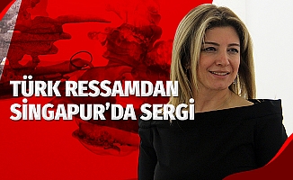 Türk ressamdan Singapur'da sergi