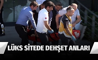 Bahçelievler'de lüks sitede dehşet anları