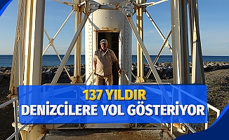Bafra Deniz Fenerinde 3 kuşaktır aynı aile görev yapıyor