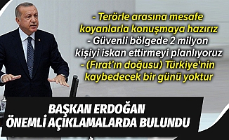 Cumhurbaşkanı Erdoğan'dan önemli açıklamalar