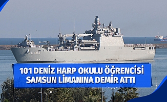Denizciler Samsun'a çıkarma yaptı