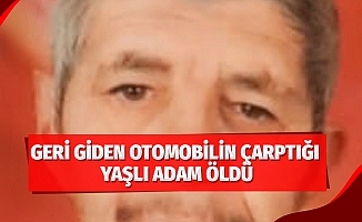 Geri geri gelen aracın çarptığı yaşlı adam hayatını kaybetti