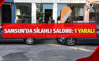 Samsun'da silahlı saldırı: 1 yaralı