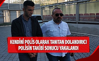 Telefon dolandırıcısı polisin takibi sonucu yakalandı