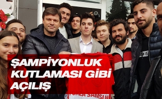 Forza Samsun ve ÜSD’den şampiyonluk kutlaması gibi açılış