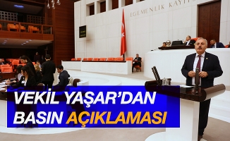 Vekil Yaşar'dan basın açıklaması