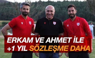 Samsunspor’da Erkam Reşmen ve kaleci Ahmet Altın ile 1 yıllık sözleşme yenilendi