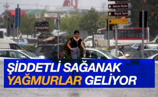 Samsun’da gök gürültülü şiddetli sağanak uyarısı