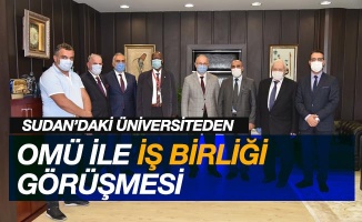 Sudan’daki üniversiteden OMÜ’yle iş birliği görüşmesi
