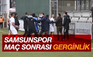 Ankara Keçiörengücü - Samsunspor maçı sonrası gerginlik!