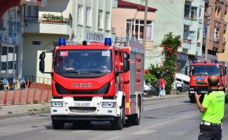 Azerbaycan’ın itfaiye konvoyu Samsun’a ulaştı