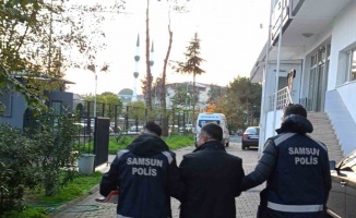Bafra’da 15 yıl hapis cezası bulunan firari yakalandı