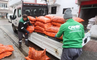 Canik Belediyesi’nden yakacak desteği