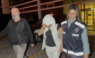 Girdiği evden altın ve para çalan kadın tutuklandı