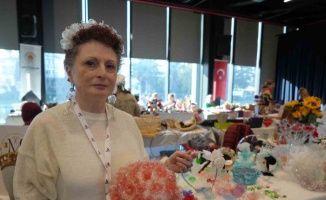 Plastik atıklar çiçek açtı: Çevreye duyarlı sanat