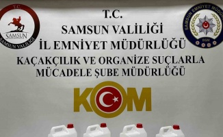 Samsun’da yılbaşı öncesi kaçak alkol operasyonu