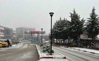 Samsun’un Kavak ilçesi beyaza büründü