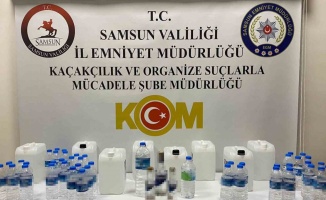 Yılbaşı öncesi sahte alkollü içki ele geçirildi