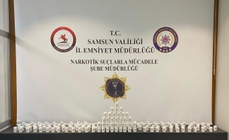 Samsun’da 21 bin 500 uyuşturucu hap ele geçirildi