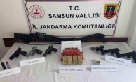 Samsun’da jandarmadan silah ve uyuşturucu operasyonu